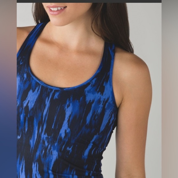 Lululemon Cool Racerback blue size 8 - Picture 3 of 9